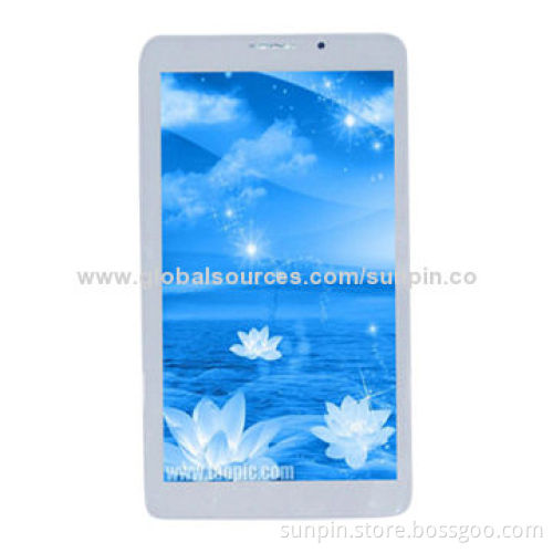 7" Built-in 3G Tablet PC with Dual SIM, MTK8312 Dual Core, Android 4.1, 1GB, 8GB, Bluetooth, GPS